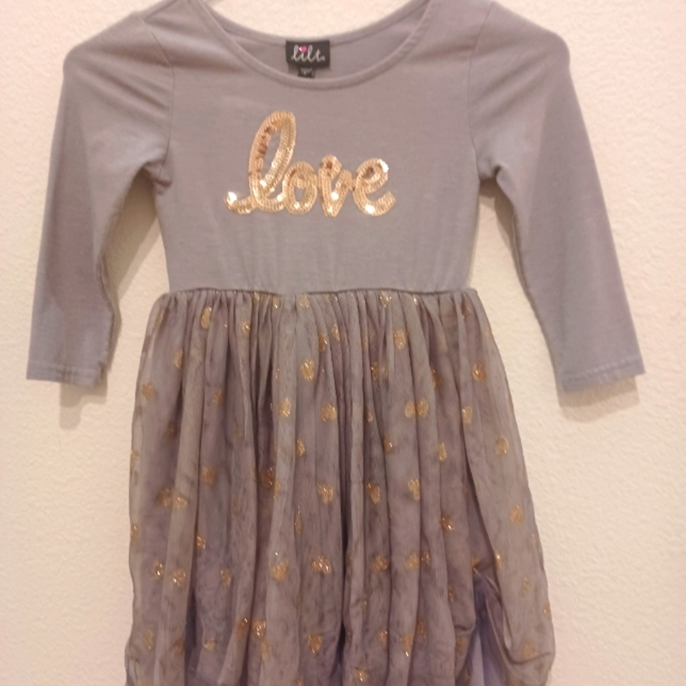 Lilt toddler Valentines dress